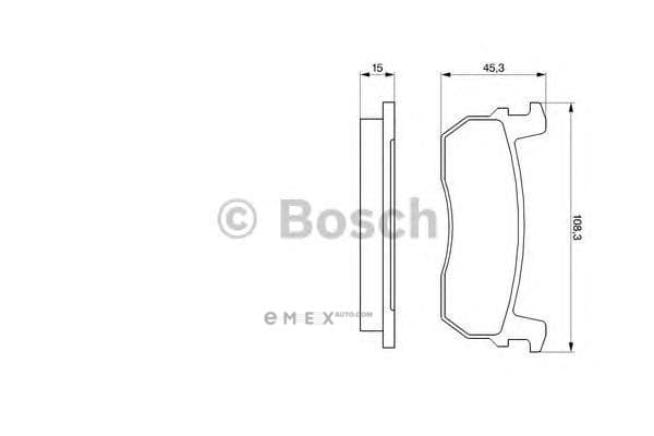 OEM BREMSBELAG 0986469570