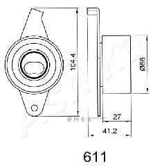 OEM TENSIONER ASSY, PULLEY 4506611