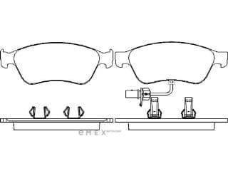 OEM BRK LINING 4E0698151K