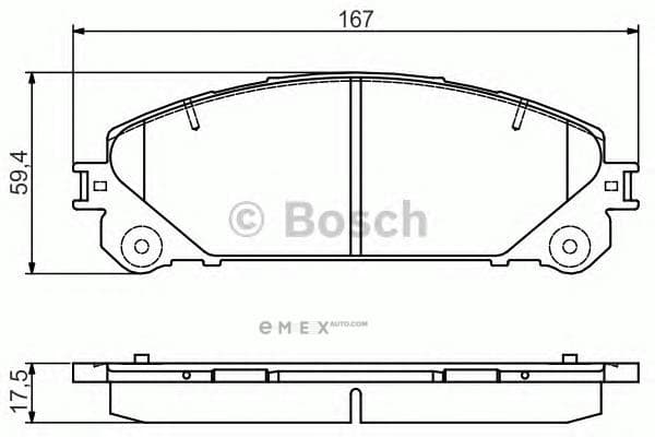 OEM Brake Lining 0986495169