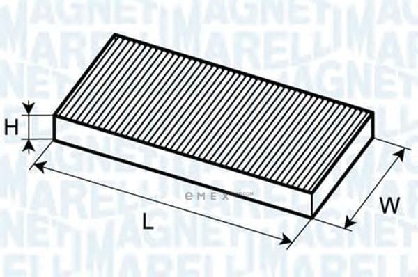 OEM FILTER ASSY, AIR ELEMENT 350203062580