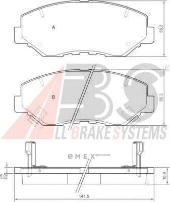 OEM Brake Pads/ABS 37424