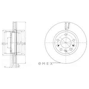 OEM BRAKE DISC (DOUBLE PACK) BG4149