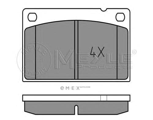 OEM DISC BRAKE PAD SET 0252015316