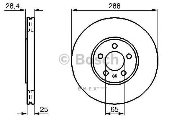 OEM BREMSSCHEIBE 0986478619