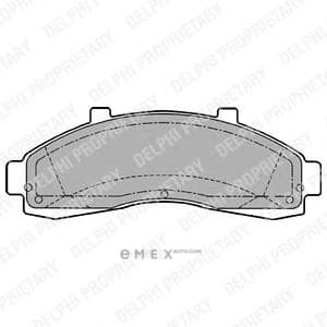 OEM BRAKE PAD AXLE SET LP1625