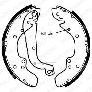 OEM BRAKE SHOE AXLE SET LS1295