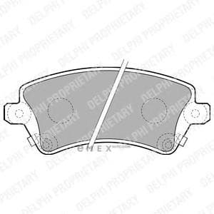 OEM BRAKE PAD AXLE SET LP1737