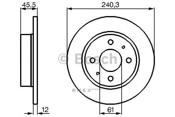 OEM BREMSSCHEIBE 0986478368