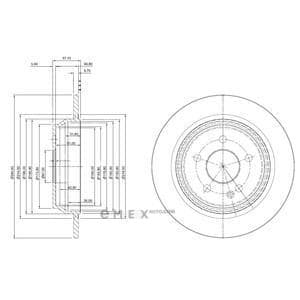 OEM BRAKE ROTOR BG4063C