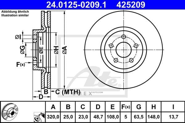 OEM BRAKE ROTOR 24012502091