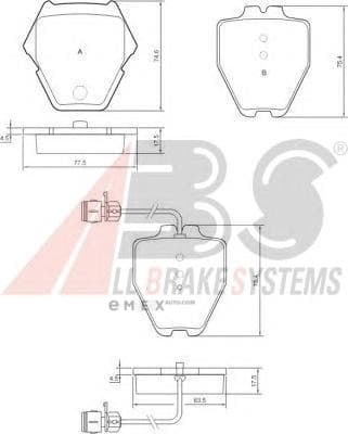 OEM Brake Pads/ABS 37162