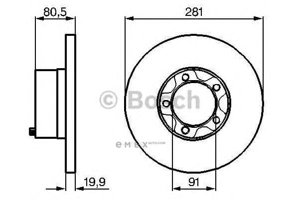 OEM BREMSSCHEIBE 0986478138