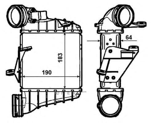 OEM RADIATOR ASSY, HEATER 30476