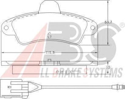 OEM Brake Pads/ABS 36845