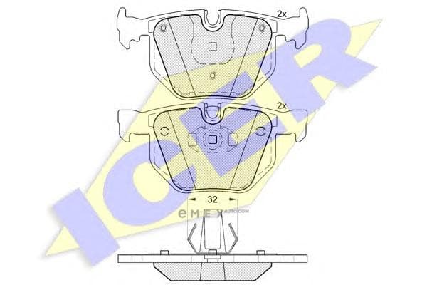 OEM PAD KIT, DISC BRAKE 181685