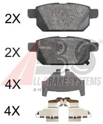 OEM Brake Pads/ABS 37886