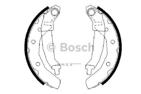 OEM BREMSBACKE 0986487628