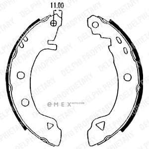 OEM BRAKE SHOE AXLE SET LS1575