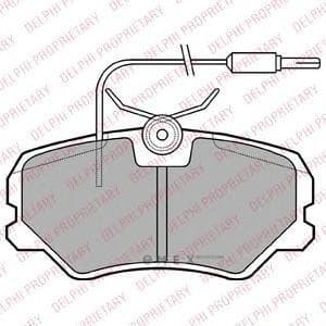 OEM BRAKE PAD AXLE SET LP1606