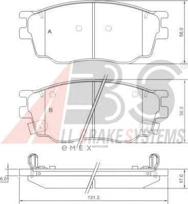 OEM Brake Pads/ABS 37351