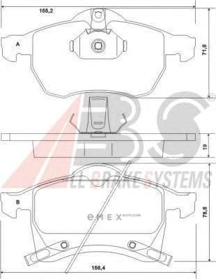 OEM Brake Pads/ABS 37076