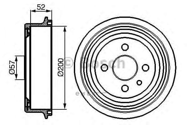 OEM BREMSTROMMEL 0986477018