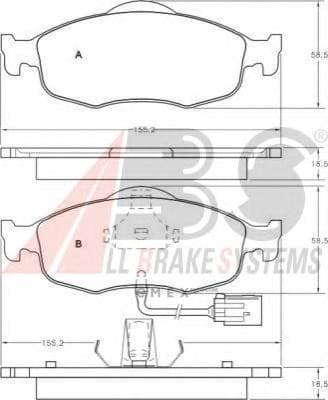 OEM PAD KIT, DISC BRAKE 36808