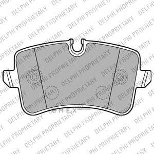 OEM BRAKE PAD AXLE SET LP2226