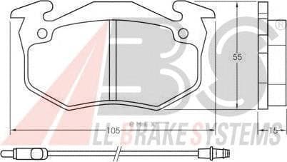 OEM Brake Pads/ABS 36525