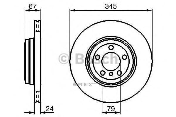 OEM BREMSSCHEIBE 0986479005