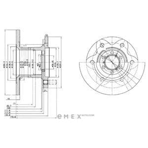 OEM BRAKE DISC (SINGLE PACK) BG429