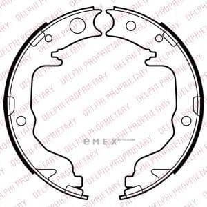 OEM BRAKE SHOE AXLE SET LS2026