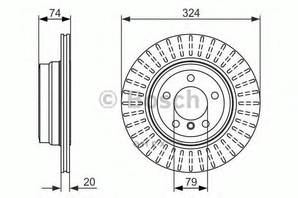 OEM DISC BRAKE PAD 0986479671