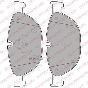 OEM REPAIR KIT, BRAKE PADS (ASBESTOS FREE) LP2189