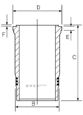 OEM SLEEVE, RING METAL 1445063000