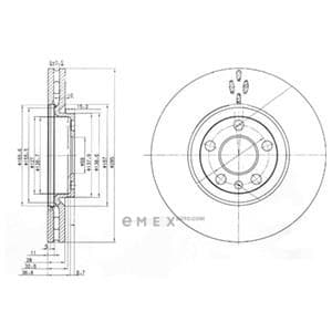 OEM BRAKE DISC (DOUBLE PACK) BG3740