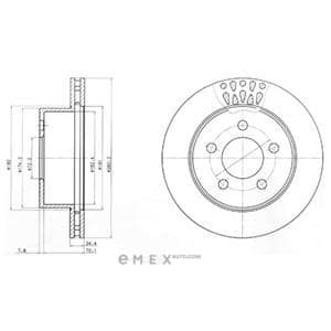 OEM BRAKE DISC (DOUBLE PACK) BG4103