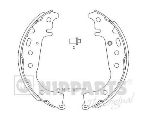 OEM SHOE KIT,BRAKE, J3502071