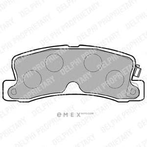 OEM BRAKE PAD AXLE SET LP834