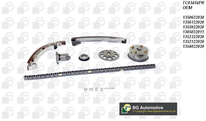 OEM Sprocketsetwithchain TC0345VFK