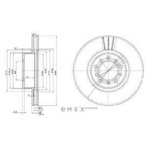 OEM BRAKE DISC (DOUBLE PACK) BG2372