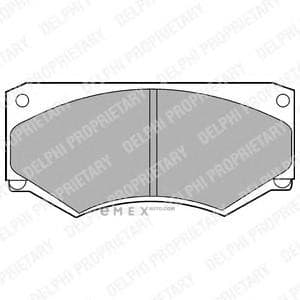 OEM BRAKE PAD AXLE SET LP180