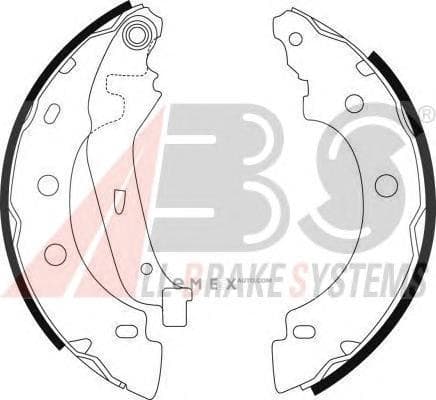 OEM Brake Shoes/ABS 9031