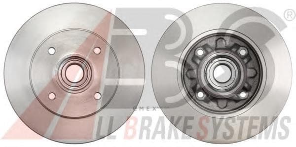 OEM Brake discs + Bearing/ABS ring 18130C