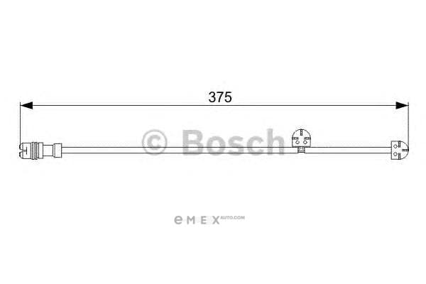 OEM SENSOR ASSY, BRAKE PAD WEAR 1987473024