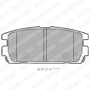 OEM BRAKE PAD AXLE SET LP1930