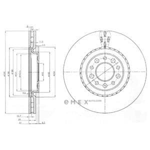 OEM BRAKE DISC (DOUBLE PACK) BG3993