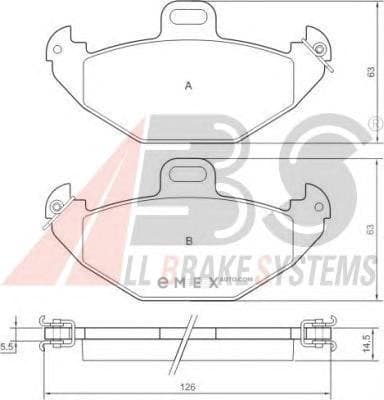 OEM Brake Pads/ABS 37051