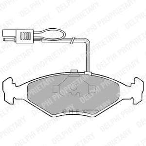 OEM BRAKE PAD AXLE SET LP604